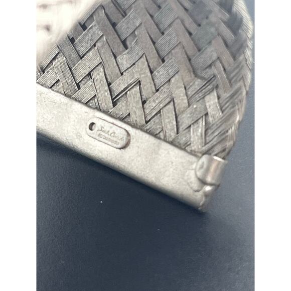 Sarah Cavender Metalworks Wide Interwoven Silver Tone Metal Cuff
Bracelet - Picture 11 of 12